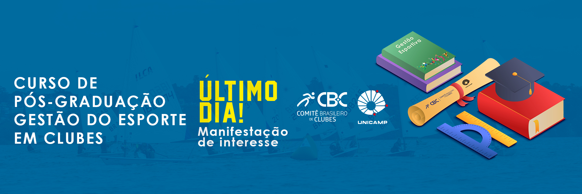 Último dia para manifestar interesse na 2ª Turma da Pós-graduação em Gestão do Esporte em Clubes