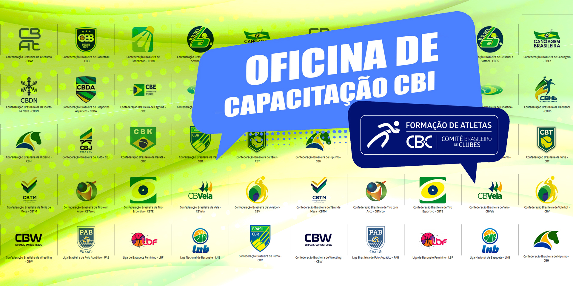 Banner Oficina de Capacitação CBI