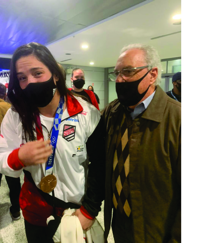 Mayra Aguiar e Dr. Fernando Cruz