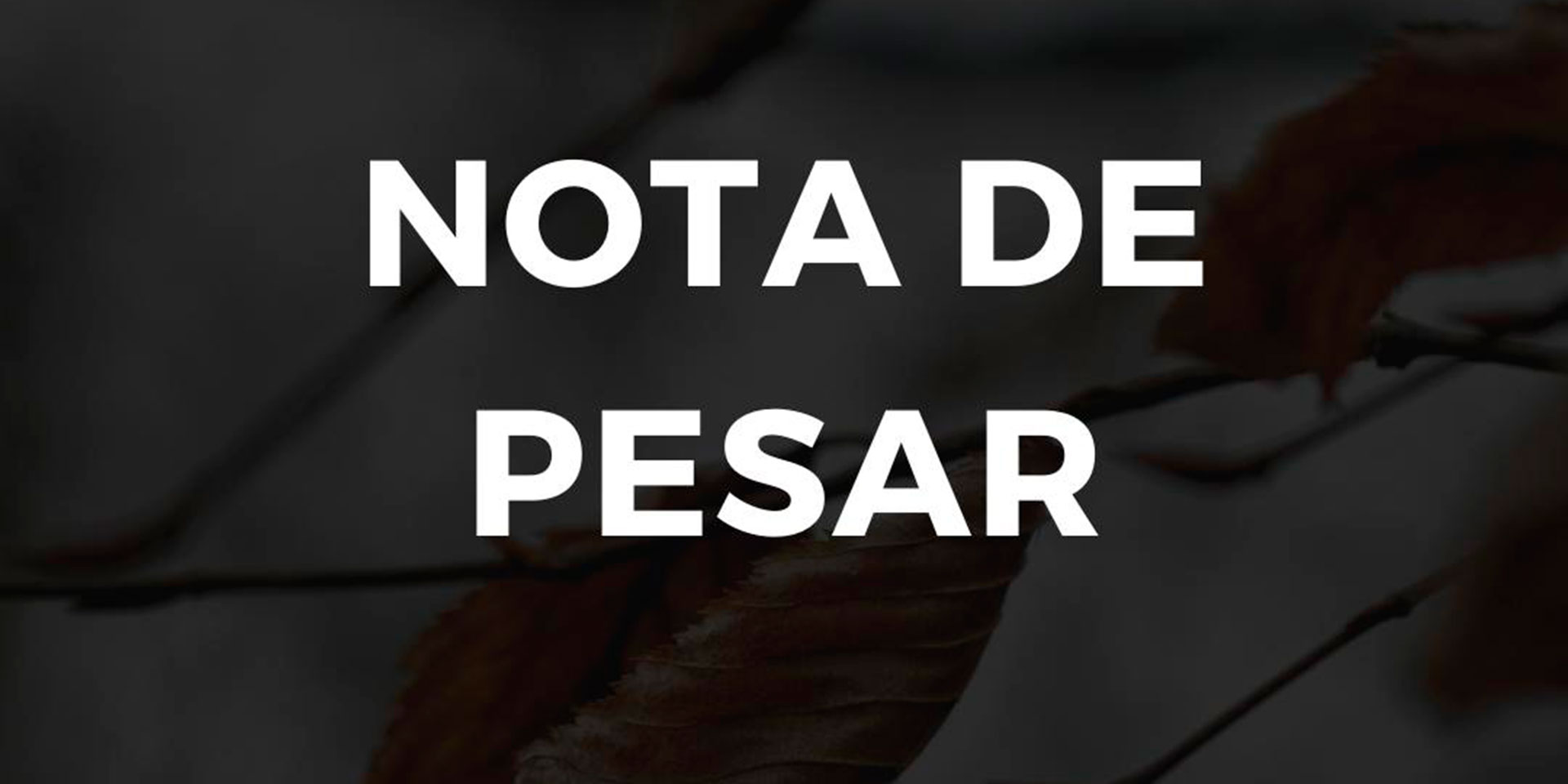 Nota de Pesar