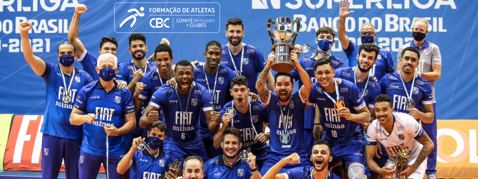 Minas Tênis Clube, filiado ao CBC, é vice-campeão da Superliga Masculina Banco do Brasil