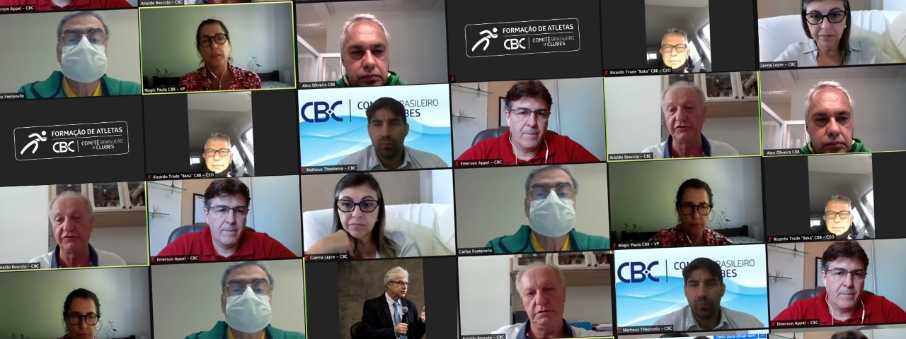 CBC e a CBB realizam reunião online buscando o desenvolvimento do Programa de Formação de Atletas na nova gestão da Confederação