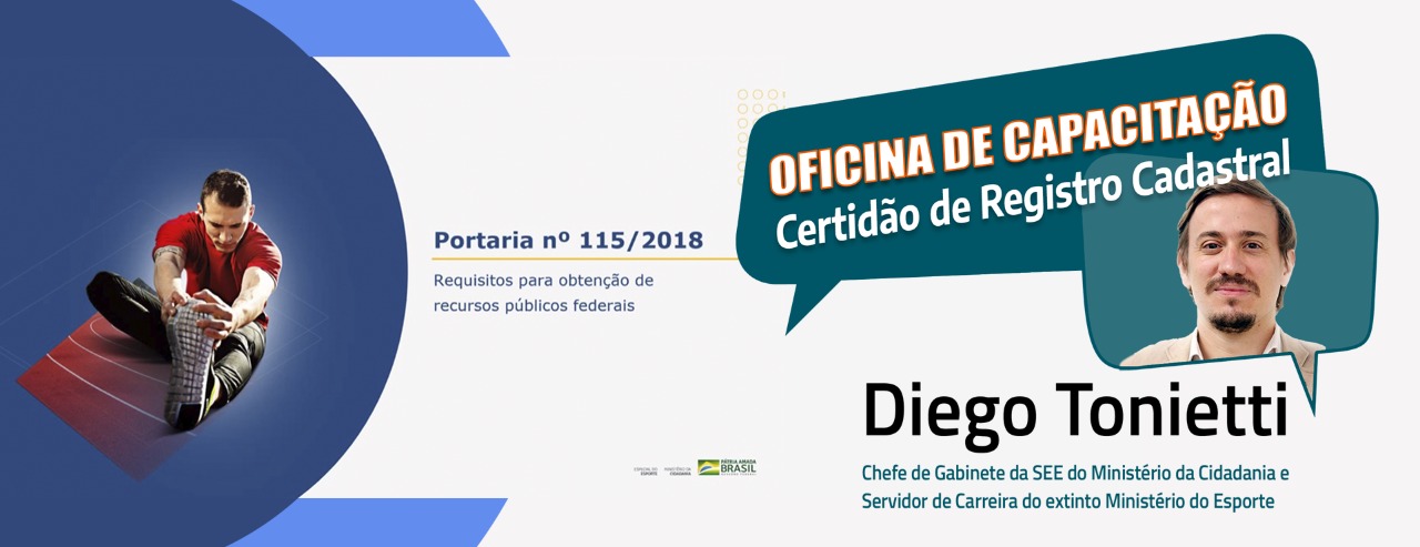 Oficina de Capacitação sobre a Certidão de Registro Cadastral do SEE dá oportunidade aos Clubes de ingressarem na segunda chamada do Edital nº 09