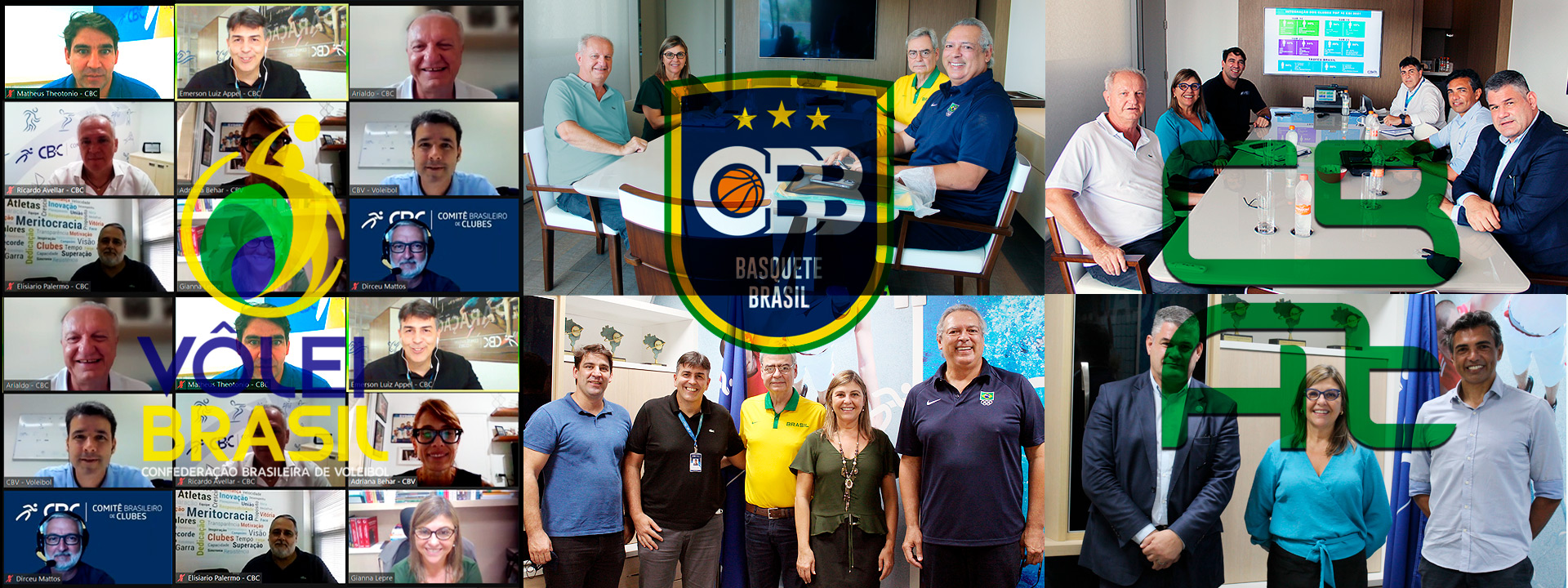 Primeiros esportes já participam das reuniões de trabalho com o CBC visando o período 2022-2023