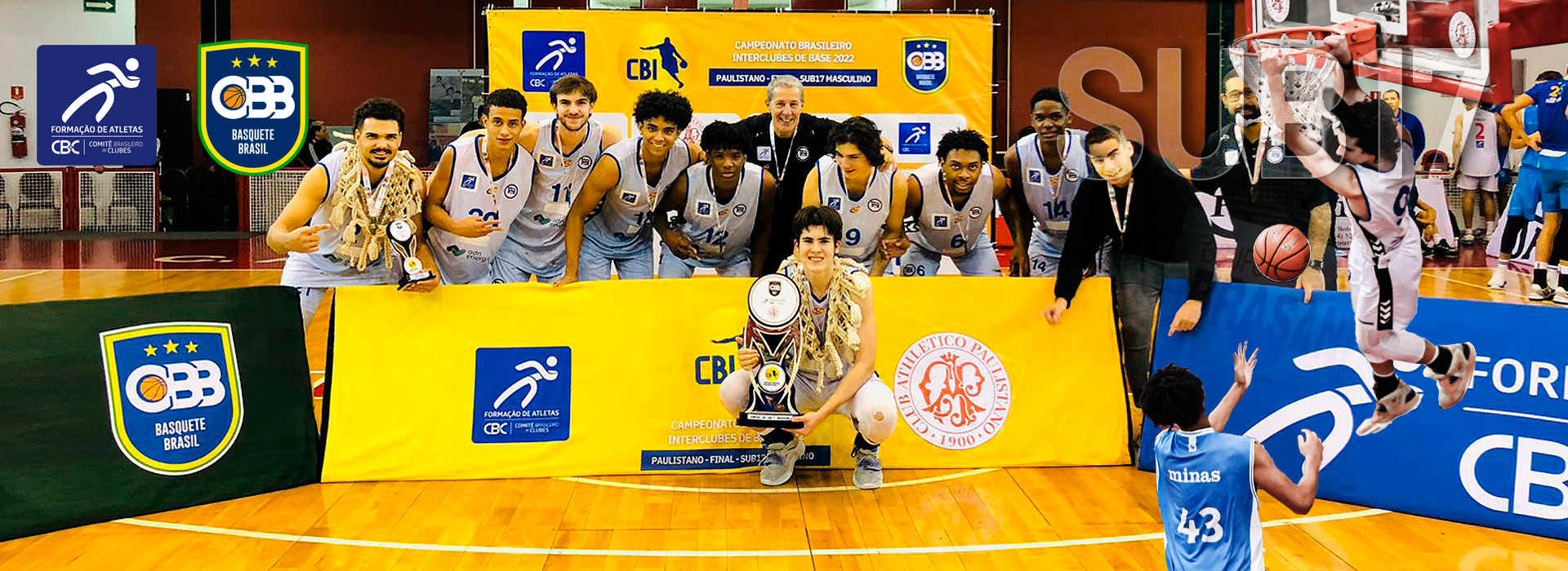 Esporte Clube Pinheiros-SP conquista o CBI® de Basquetebol Sub 17 Masculino 