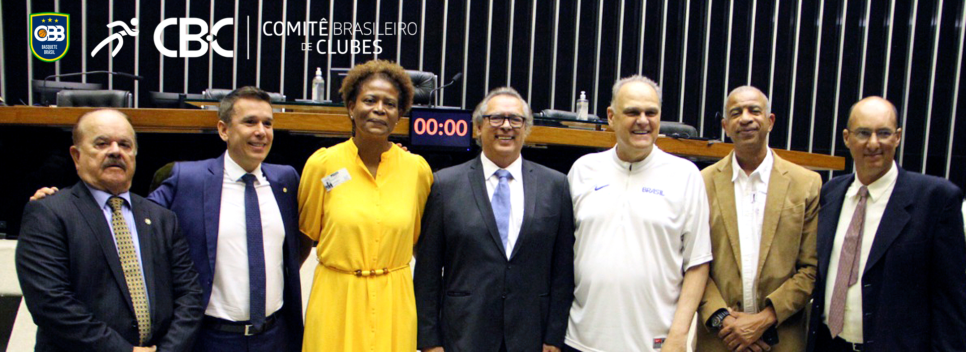 CBC participa em Brasília/DF de homenagem à Seleção Brasileira de Basquetebol