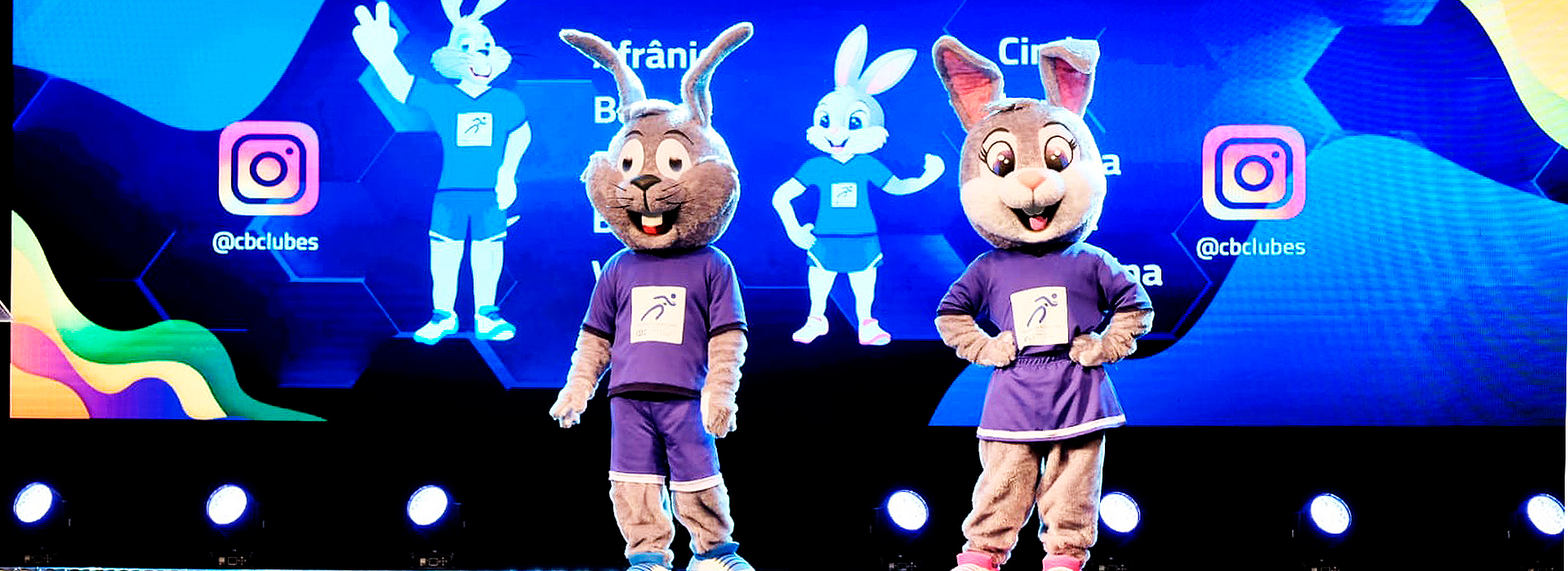 Novos mascotes do CBC são apresentados durante VIII Seminário Nacional de Formação Esportiva