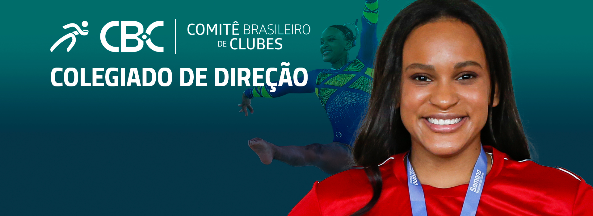 Rebeca Andrade, atleta do ano premiada pelo COB é a nova integrante do Colegiado de Direção do CBC