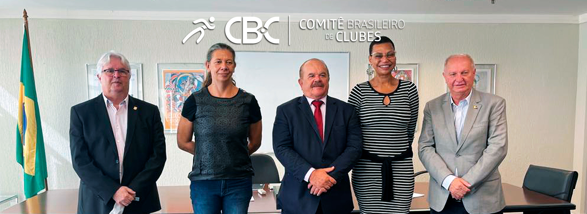 Presidentes do CBC e da Fenaclubes no Ministério do Esporte