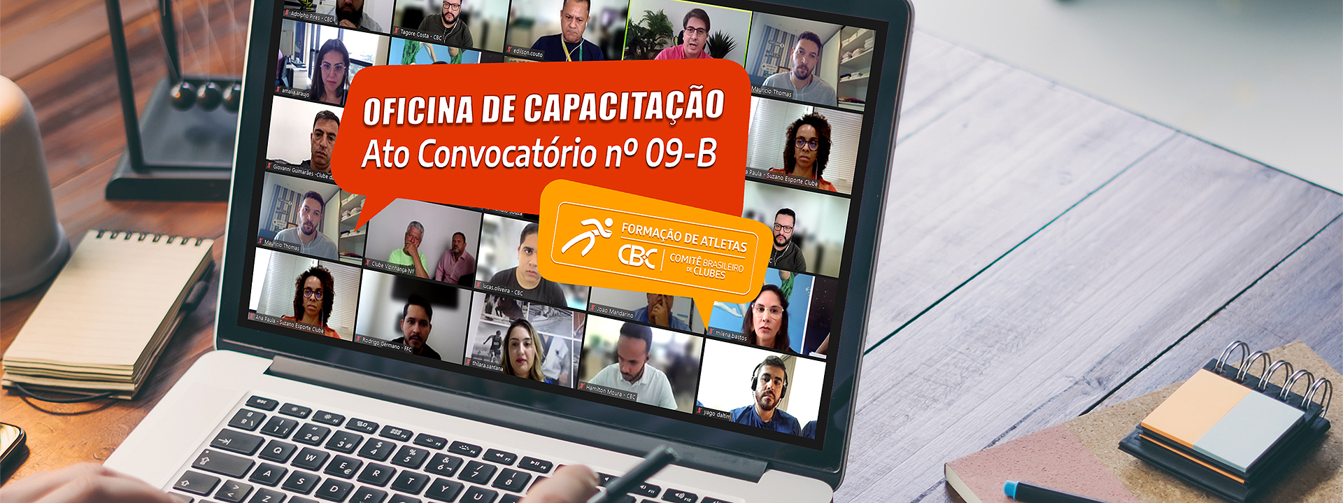 CBC realiza Oficina de Capacitação para os Clubes participantes do Ato Convocatório nº 09-B