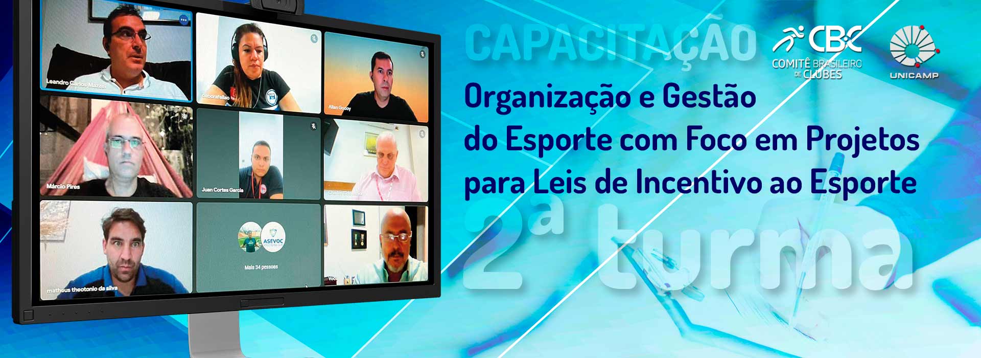 Curso de Extensão “Organização e Gestão do Esporte com Foco em Projetos para LIE” abre novas inscrições