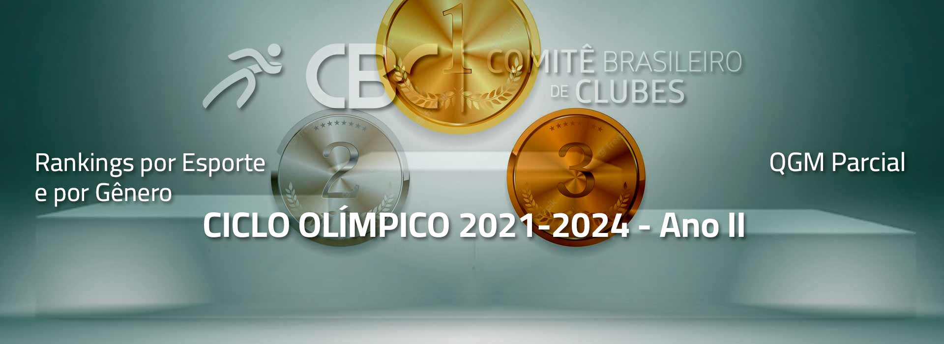 CBC divulga o Ranking de Clubes por Esporte e por Gênero e o Quadro Geral de Medalhas – QGM do Ano II do Ciclo Olímpico 2021-2024