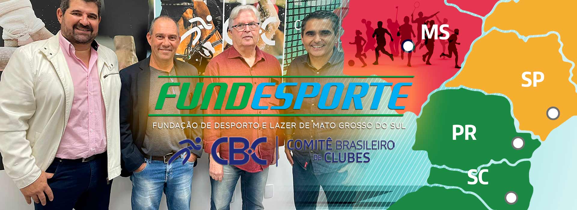 CBC recebe representantes da Fundesporte para discutir o desenvolvimento do esporte sul-mato-grossense