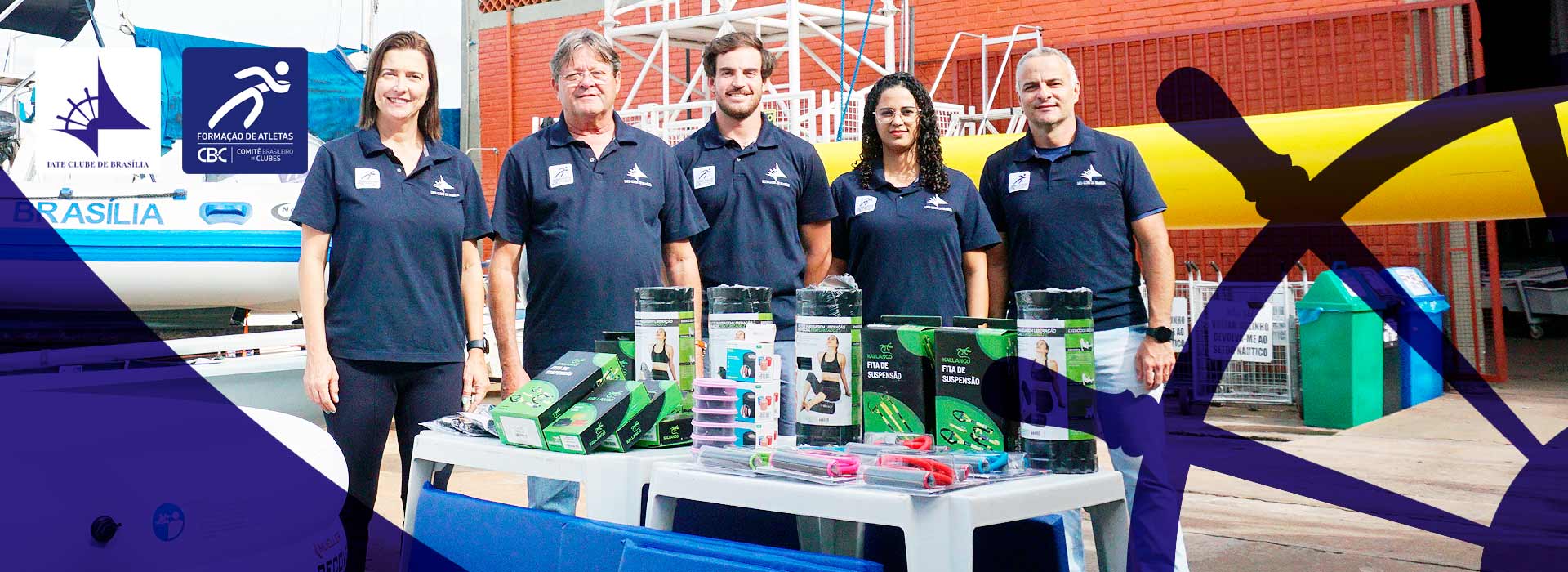 Iate Clube de Brasília recebe equipamentos adquiridos por meio do Edital nº 9 do CBC