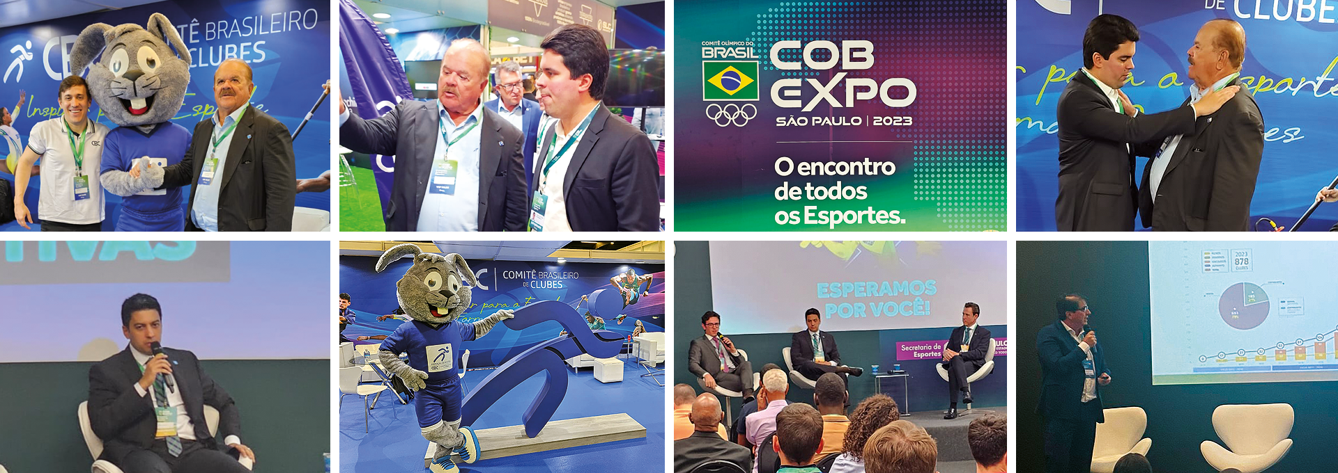 CBC marca presença no início da COB EXPO: A feira de todos os esportes