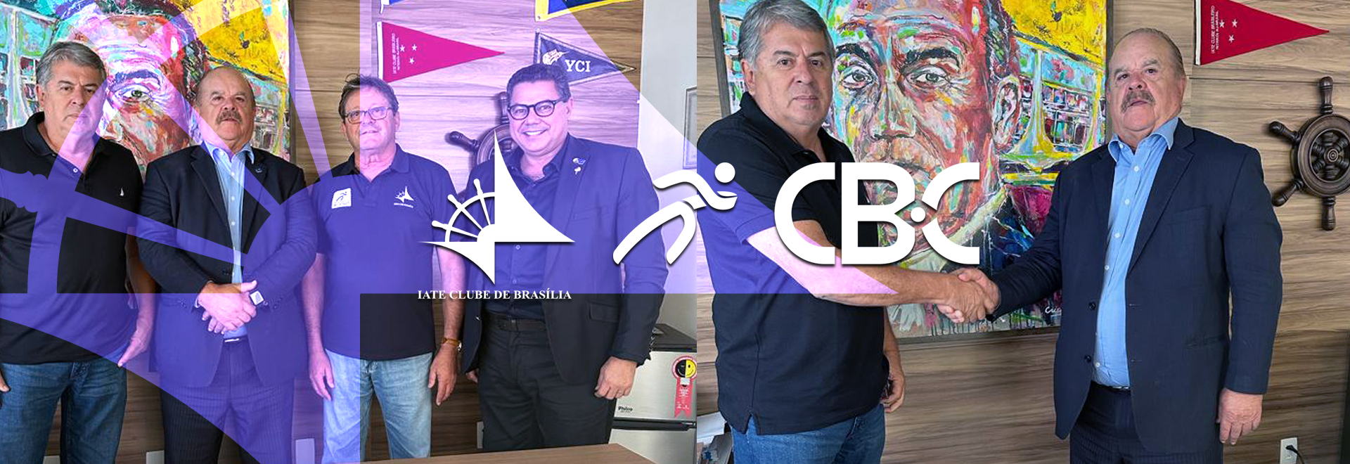 Presidente do CBC visita o Iate Clube de Brasília  
