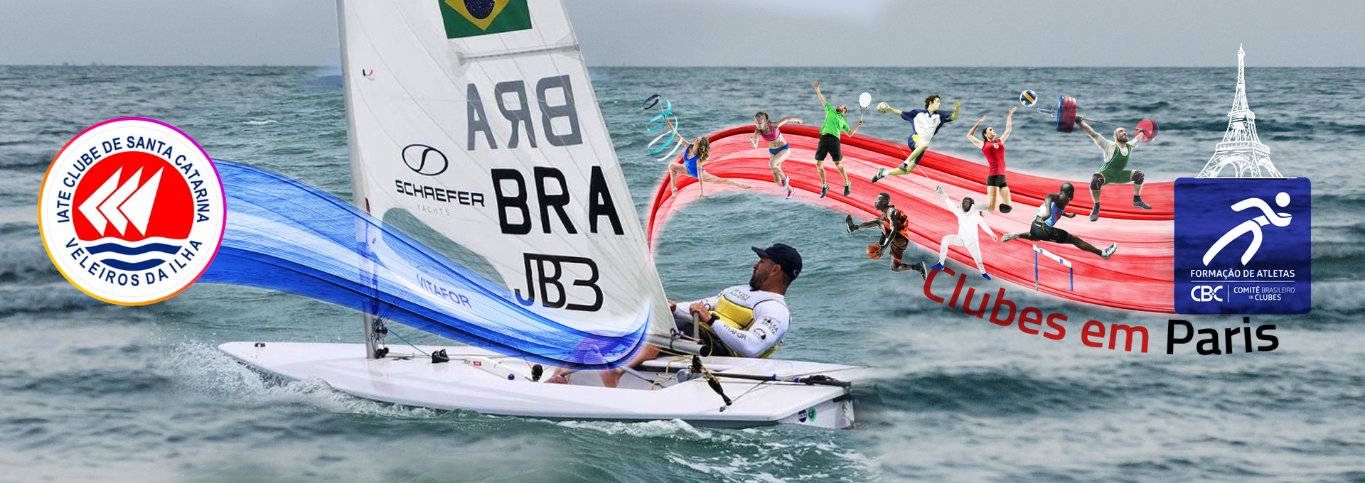 “Clubes em Paris”: Atleta do Iate Clube de Santa Catarina – SC conquista vaga olímpica para o Brasil na Vela