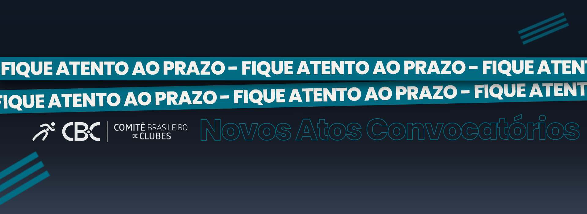 Faltam 4 dias para o término do prazo de manifestação de interesse para os novos Atos Convocatórios, e apresentação de documentação para análise da Capacidade Técnica Operacional