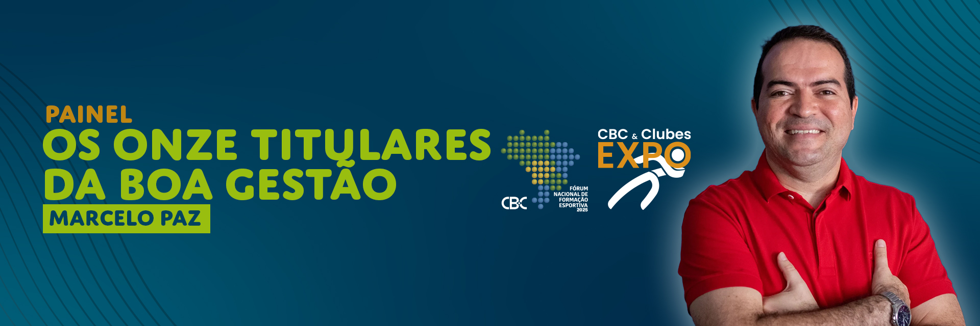 Marcelo Paz ministra palestra sobre gestão esportiva no CBC & Clubes EXPO 2025 