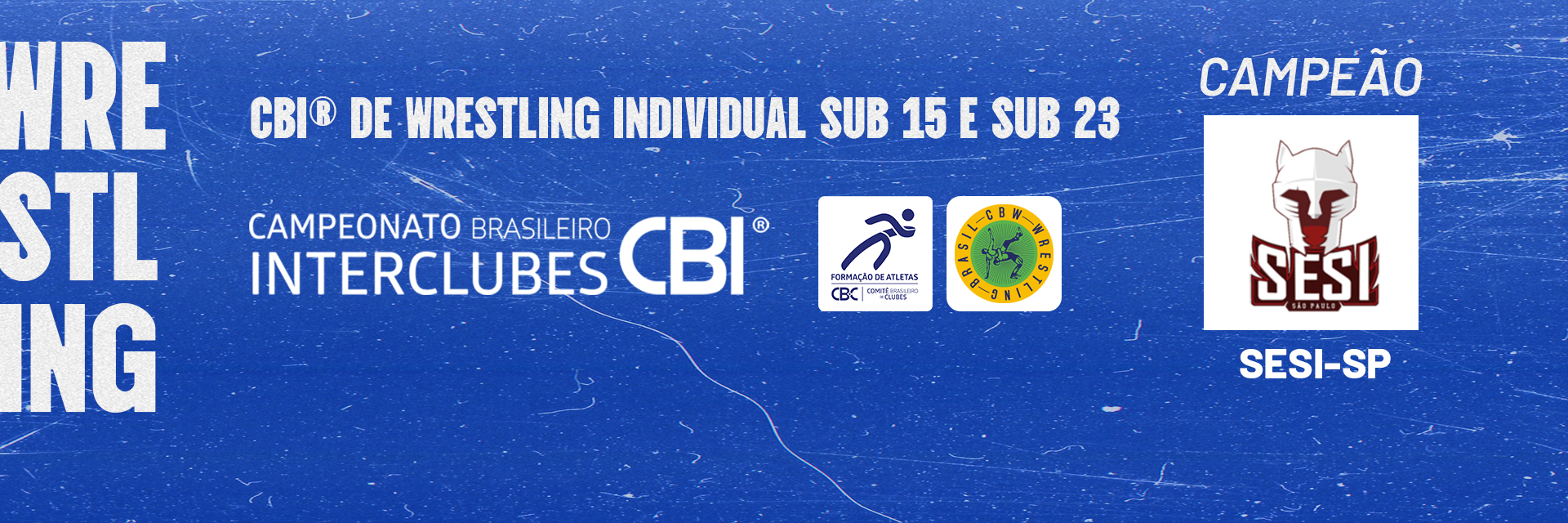 Resultado do CBI® de Wrestling Individual Sub 15 e Sub 23 em Niterói/RJ 