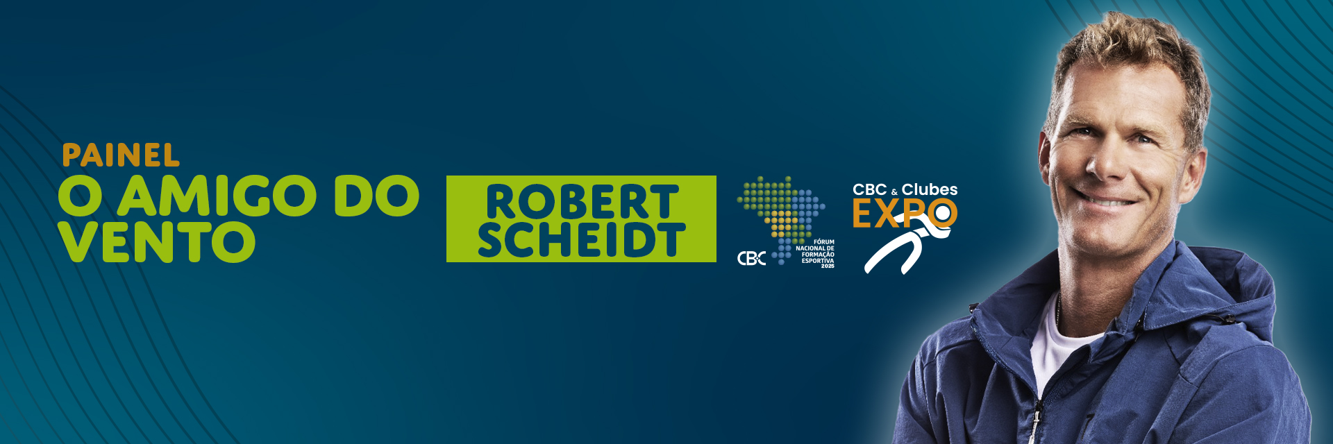 Lenda da vela, Robert Scheidt compartilha trajetória esportiva no CBC & Clubes Expo