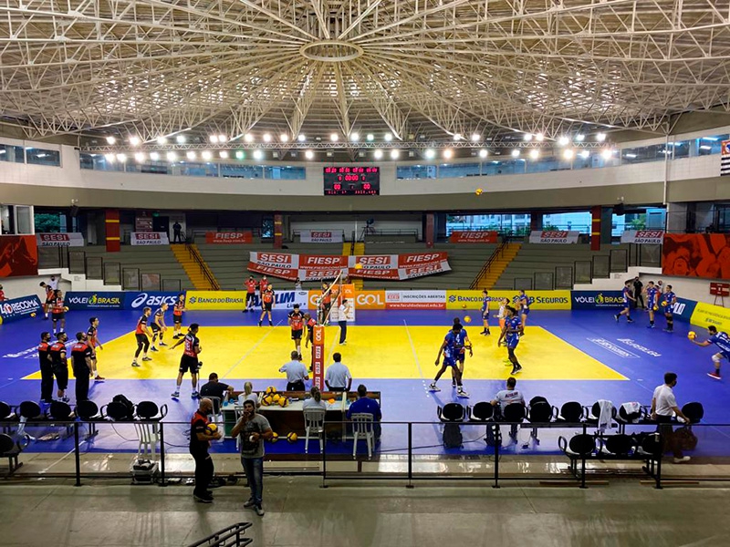 Campeonato Brasileiro Interclubes de Vôlei - Supeliga (Masculino) - SESI SP x Azulim Uberlândia